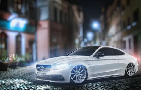 Wallpaper Auto White Machine Mercedes Lights Car Car Art For