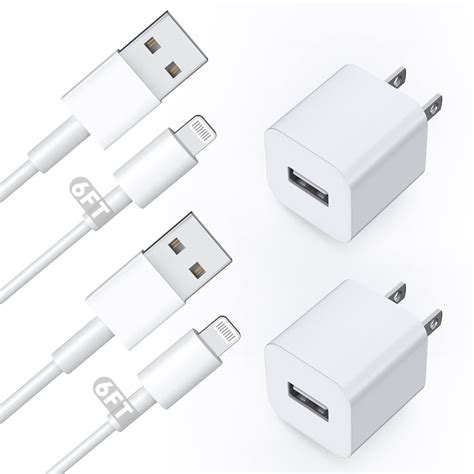 Buy Iphone Chargerapple Mfi Certified Ft Pack Long Lighting Cable