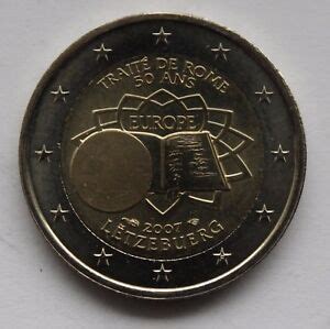 Luxembourg Euro Commemorative Coin Th Anniv Of The Treaty