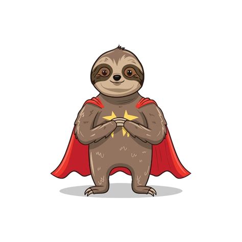 Premium Vector Cute Sloth Activities Vector Illustration