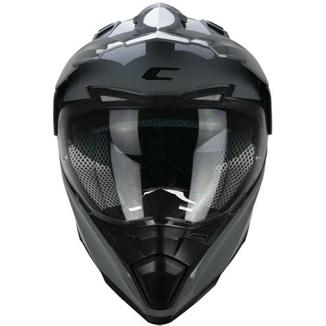 Casco Moto Integrale Off Road Cgm A Twin Mono Grigio Vendita Online