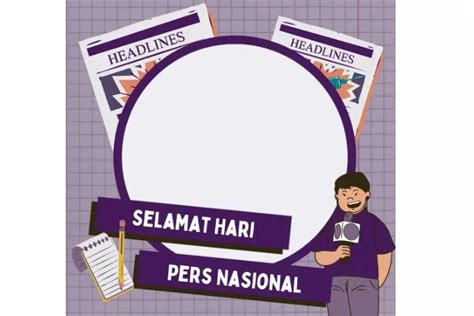 5 Link Twibbon Hari Pers Nasional 2024 Lengkap Dengan Logo Dan Tema