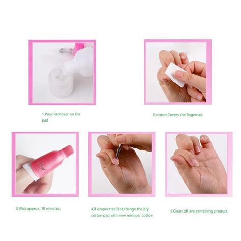 Huracna Acetone For Acrylic Nails Acrylic Nails Remover Soak Off