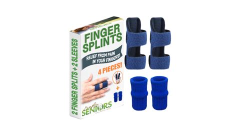 Simply Seniors Finger Splint Pieces Set Of Finger Splints