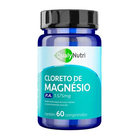 Kit 3uni Cloreto de Magnésio P A 1575mg 60 compr Qualynutri