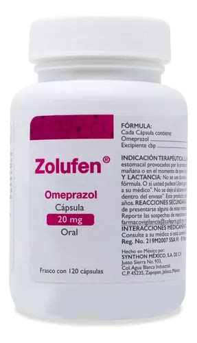 Zolufen Omeprazol 120 Caps 20 Mg Meses sin interés