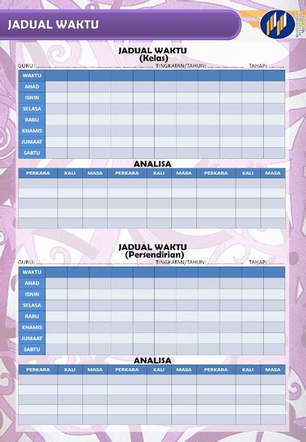 Cikgu Matt Contoh Jadual Waktu