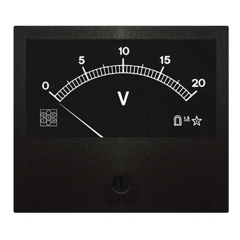 Voltmetro 20 V Voltmetro Analogico Indicatori Analogici Da Quadro Voltmetri Da Quadro San