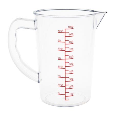 Vogue Polycarbonate Measuring Jug 1Ltr