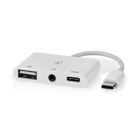 Adaptateur Multi Ports Usb Nedis Ccgb Wt