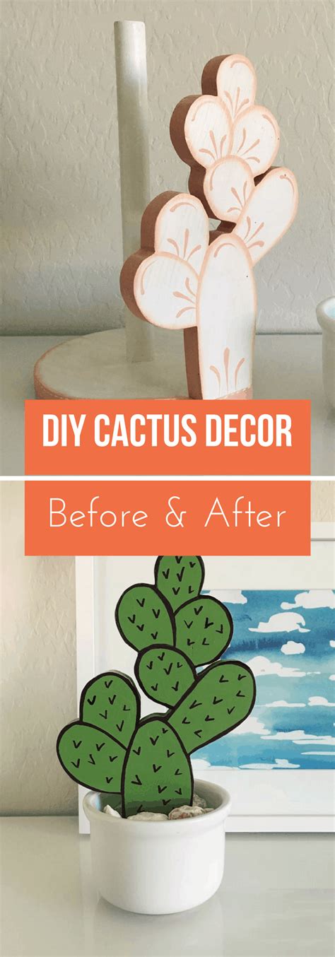 DIY Cactus Decor: Thrift Store Trinket Makeover - The Organized Mom