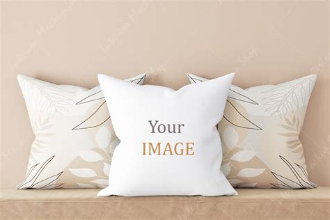 Pillow Mockup 500 Graphic By Mockups Shop Creative Fabrica