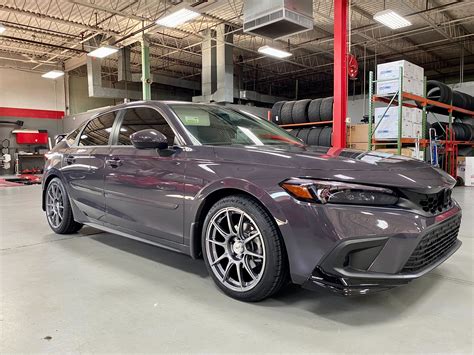 Ssr Gtx Installed On A Smokey Mauve Pearl Th Gen Honda Civic R T