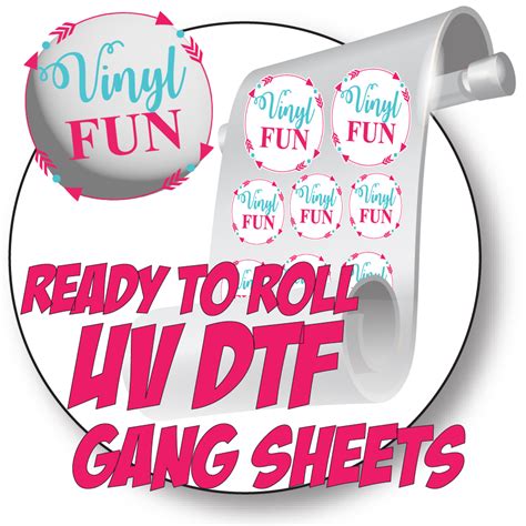 Uvdtf Ready To Roll Sheets Vinyl Fun