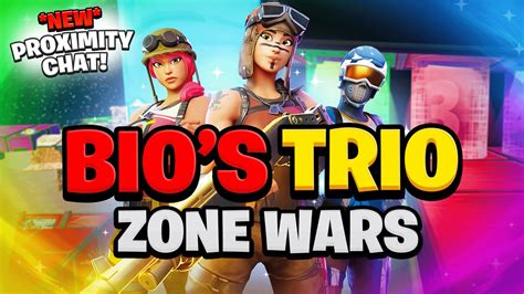 Bios Trio Zone Wars Par Bio Fortnite