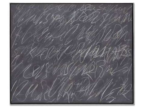 Untitled 1970 By Cy Twombly Scribbles Scratches And Other Abstract