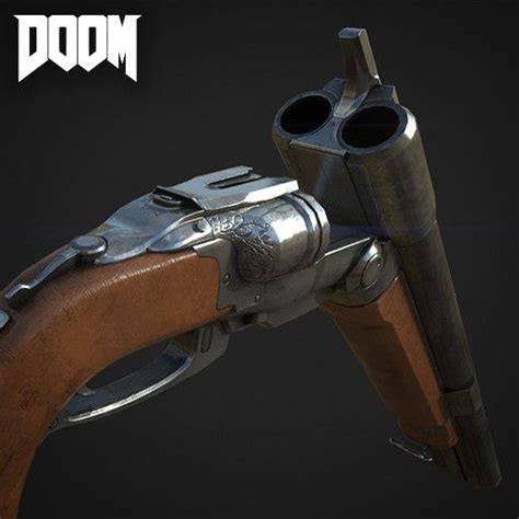 Doom Super Shotgun Álvaro Arnanz On Artstation At Artwork Kvd3d