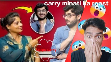 Laapu Aunty Roast Carry Minati Ya Kya Bol Diya 😱 Vishuhub538