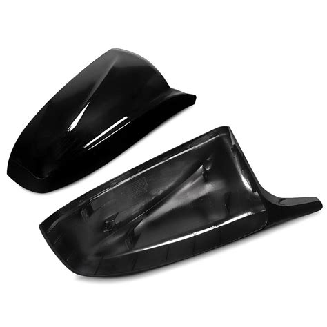 Gloss Black M Style Side Mirror Cover Cap Pair For BMW X5 E70 X6 E71