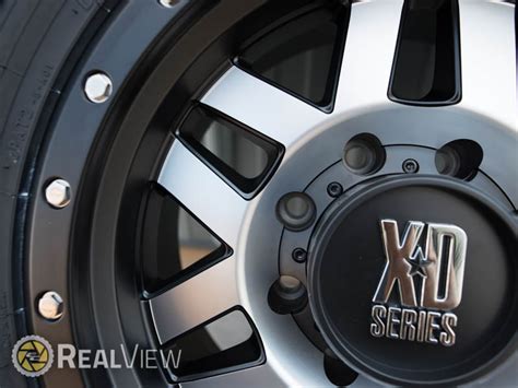 RealView Of XD Series XD128 Machete Black 17x9 18 XD12879068718