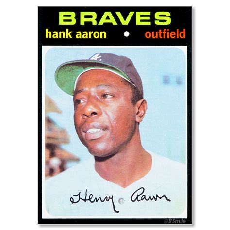 Baseball By Bsmile On Twitter Classic Topps Hank Aaron Baseball