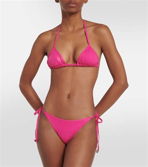 Triangle Bikini In Pink The Attico Mytheresa