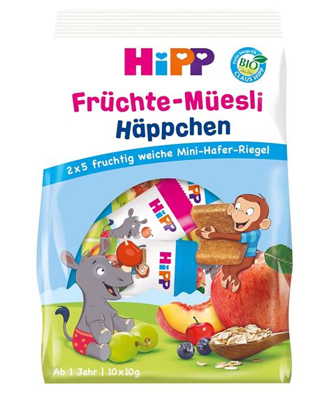 Hipp Bio Riegel Mini Mix Pack Fr Chte M Esli H Ppchen Er Pack X