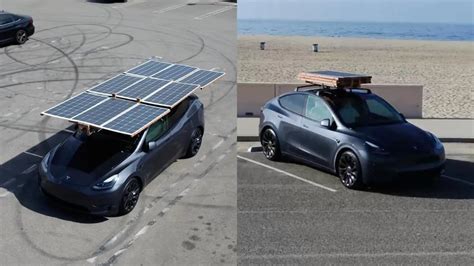 Tesla Owner Built a 2kW-4kW Solar Panel Car Roof for 20-60 Miles Daily ...