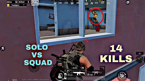 Pubg Mobile Lite Solo Vs Squad 14 Kills Rush Gameplay Visu