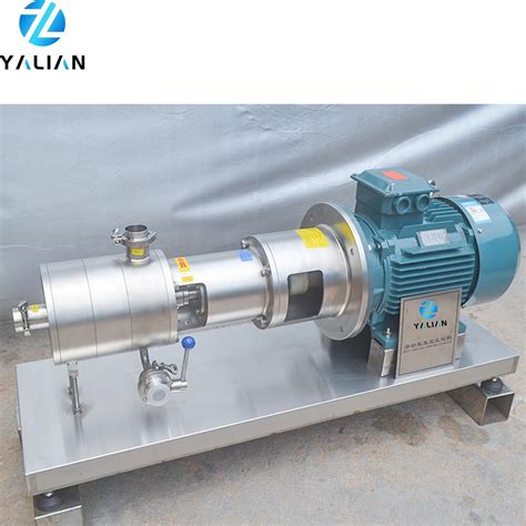 3 Stage Inline High Shear Emulsifier Mixer Homogenizer Pump For Food