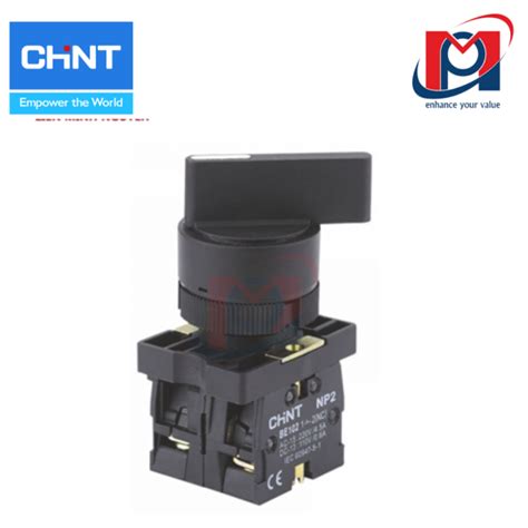 Chuyển mạch cần ngắn 2 vị trí tự giữ 1NO NP2 ED21 Chint 574821 giá