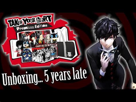 Unboxing Persona Take Your Heart Premium Edition Years Later Youtube