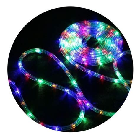 Manguera Led Mts Luz Multicolor Rgb Secuencias Navidad Cuotas Sin