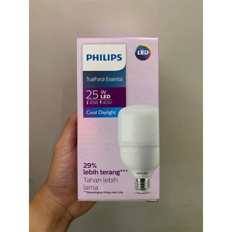 Jual Philips T Force Watt Trueforce Essential Led Putih Shopee