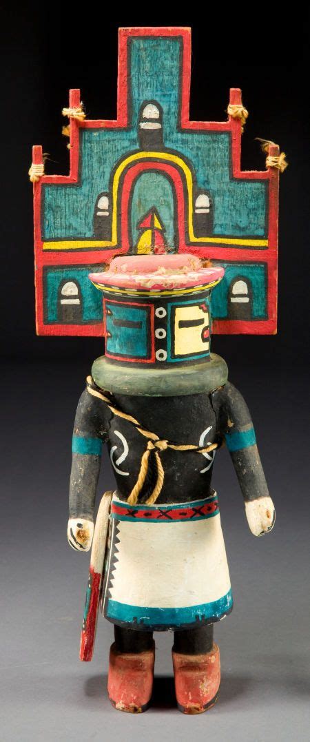 Southwestern Hopi Cottonwood Kachina Doll C 1950 Among The Hopi