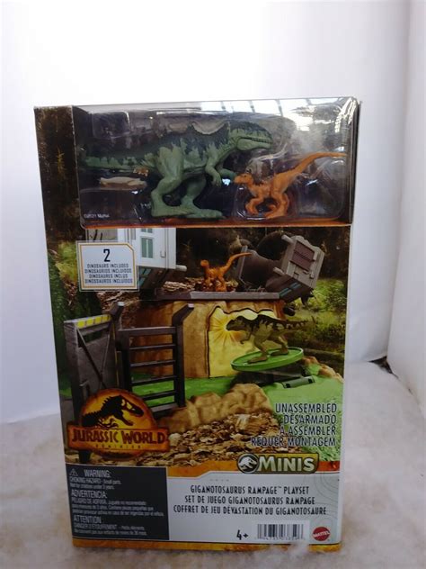 Mattel Jurassic World Dominion Minis Giganotosaurus Rampage Dino