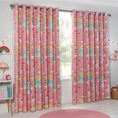 Nightshade Kids Rainbow Kingdom Blackout Curtains - Home Store + More