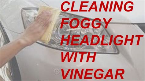 Cleaning Foggy Headlights How To Clean Oxidized Headlights With