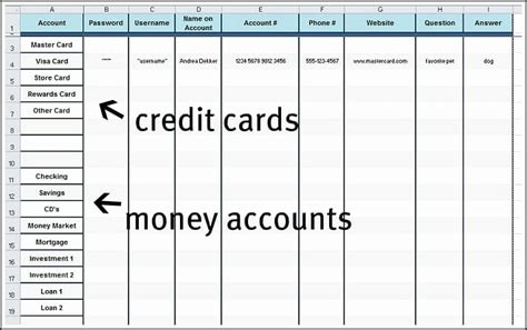 50 Free Credit Card Tracking Spreadsheet