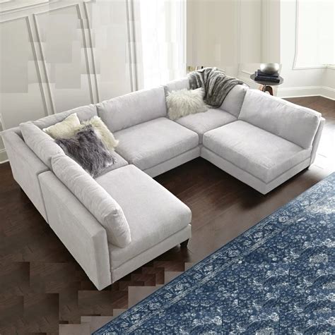 Modular Sectional Sofa With Ottoman for Sale - lavishdecor.ae