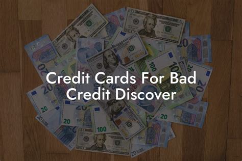 Credit Cards For Bad Credit Discover Flik Eco