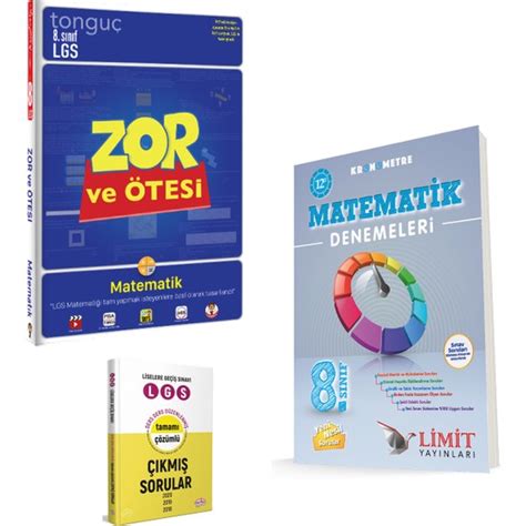 Tonguç LGS Zor ve Ötesi Matematik Soru ve Limit Kronometre Kitabı