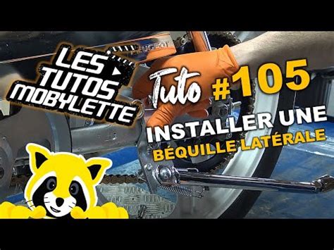 TUTO MOB 105 INSTALLER UNE BÉQUILLE LATÉRALE YouTube