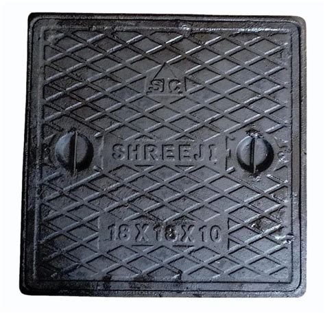 Powder Coated Square C I Manhole Cover At Rs 67piece In Ahmedabad Id