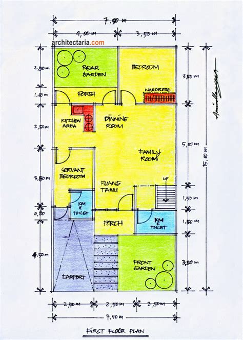 30 Ide Desain Rumah 7x12 Meter Terbaru Desain Id