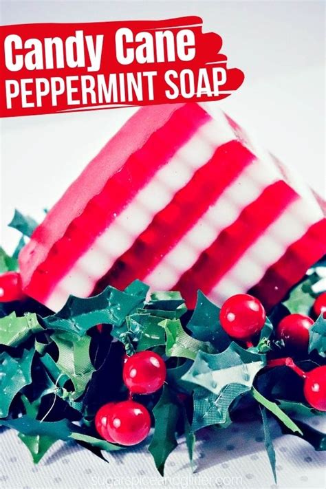 Layered Peppermint Soap Bar With Video ⋆ Sugar Spice And Glitter