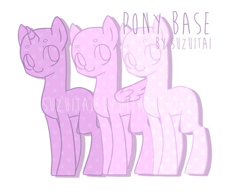 Pony Bases P2u By Nao Shii On Deviantart