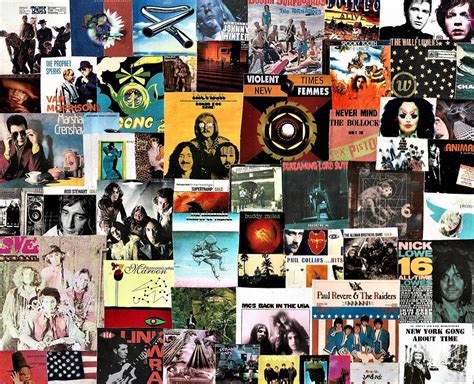 Classic Rock Lp Collage 23 Painting By Doug Siegel Pixels