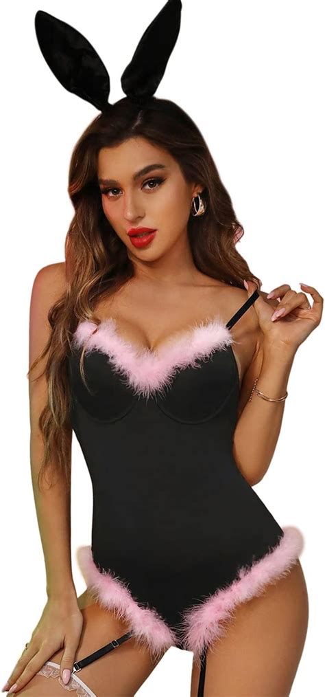 Amazon Monanoat Women Sexy Bunny Costume Anime Cosplay Lingerie