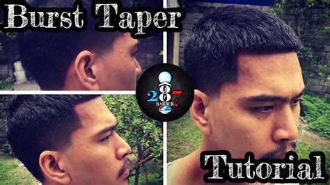 Haircut Tutorial Burst Taper Youtube